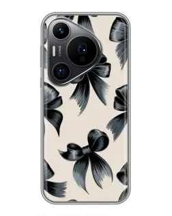 Чехол для Huawei Pura 70 PRO с картинкой «Банты Coquette»