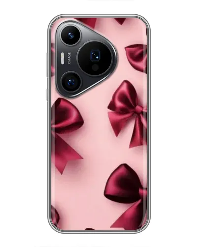 Чехол для Huawei Pura 70 PRO с картинкой «Бордовый атлас»