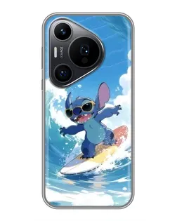 Чехол для Huawei Pura 70 PRO с картинкой «Стич на волне»