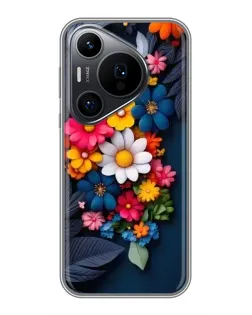 Чехол для Huawei Pura 70 PRO с картинкой «Цветочная феерия» Чехол для Huawei Pura 70 PRO с картинкой «Цветочная феерия»