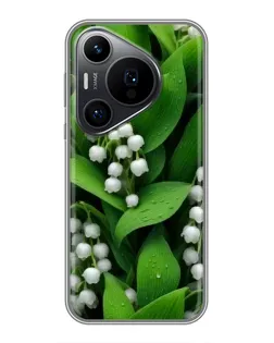 Чехол для Huawei Pura 70 PRO с картинкой «Ландыши в зелени» Чехол для Huawei Pura 70 PRO с картинкой «Ландыши в зелени»