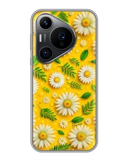 Чехол для Huawei Pura 70 PRO с картинкой «Ромашковое солнце» Чехол для Huawei Pura 70 PRO с картинкой «Ромашковое солнце»