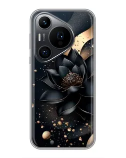 Чехол для Huawei Pura 70 PRO с картинкой «Черный лотос» Чехол для Huawei Pura 70 PRO с картинкой «Черный лотос»