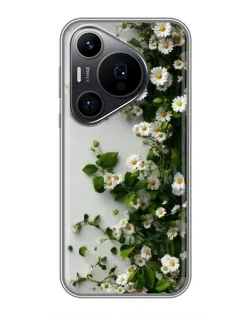 Чехол для Huawei Pura 70 PRO с картинкой «Ветка мелких белых цветов» Чехол для Huawei Pura 70 PRO с картинкой «Ветка мелких белых цветов»