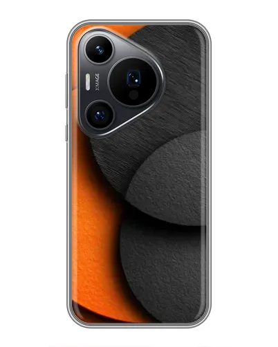 Чехол для Huawei Pura 70 PRO с картинкой «Геометрия оранжевых кругов» Чехол для Huawei Pura 70 PRO с картинкой «Геометрия оранжевых кругов»