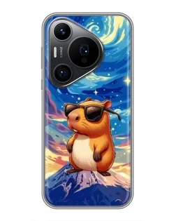 Чехол для Huawei Pura 70 PRO с картинкой «Капибара Ван Гога»