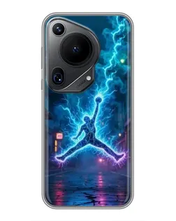 Чехол для Huawei Pura 70 Ultra с картинкой «Jordan Gold Jumpman» Чехол для Huawei Pura 70 Ultra с картинкой «Jordan Gold Jumpman»