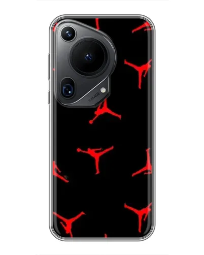 Чехол для Huawei Pura 70 Ultra с картинкой «Jordan Red Pattern» Чехол для Huawei Pura 70 Ultra с картинкой «Jordan Red Pattern»