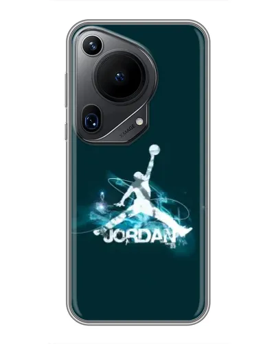 Чехол для Huawei Pura 70 Ultra с картинкой «Jordan Blue Fire» Чехол для Huawei Pura 70 Ultra с картинкой «Jordan Blue Fire»