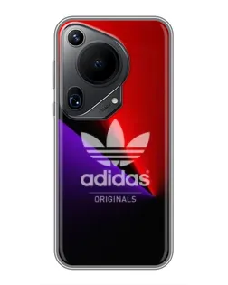 Чехол для Huawei Pura 70 Ultra с картинкой «Adidas Red Neon»