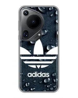 Чехол для Huawei Pura 70 Ultra с картинкой «Adidas Trefoil Blue» Чехол для Huawei Pura 70 Ultra с картинкой «Adidas Trefoil Blue»