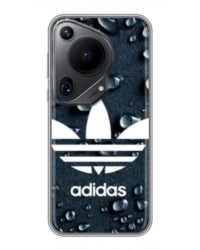Чехол для Huawei Pura 70 Ultra с картинкой «Adidas Trefoil Blue» Чехол для Huawei Pura 70 Ultra с картинкой «Adidas Trefoil Blue»
