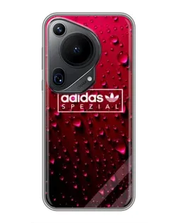 Чехол для Huawei Pura 70 Ultra с картинкой «Adidas Gold Marble»