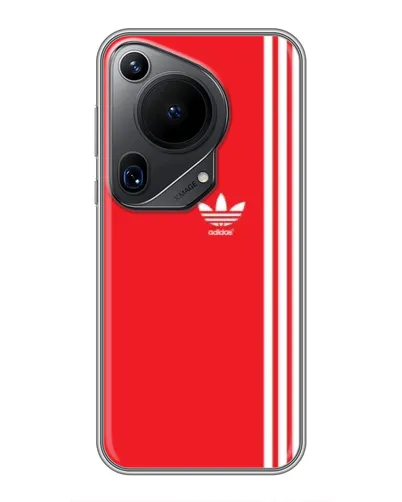 Чехол для Huawei Pura 70 Ultra с картинкой «Красный минимализм Adidas» Чехол для Huawei Pura 70 Ultra с картинкой «Красный минимализм Adidas»