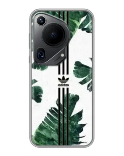 Чехол для Huawei Pura 70 Ultra с картинкой «Пальмовые листья адидас»