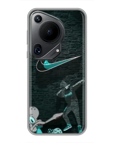 Чехол для Huawei Pura 70 Ultra с картинкой «Спортивный арт Nike»