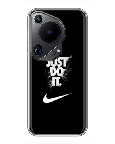 Чехол для Huawei Pura 70 Ultra с картинкой «Текстовый принт Nike»