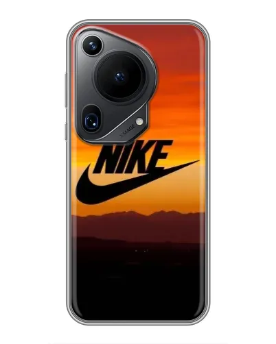Чехол для Huawei Pura 70 Ultra с картинкой «Nike — вечерний горизонт»