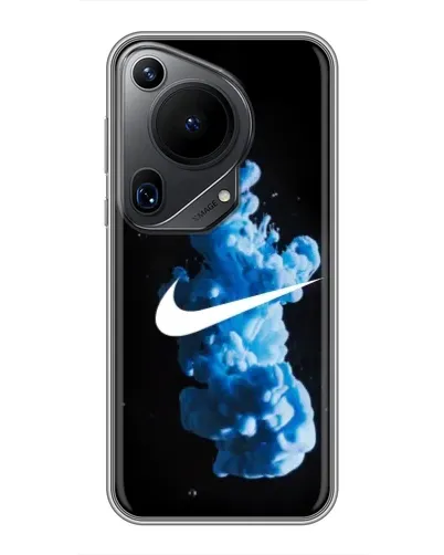 Чехол для Huawei Pura 70 Ultra с картинкой «Nike и синий дым»