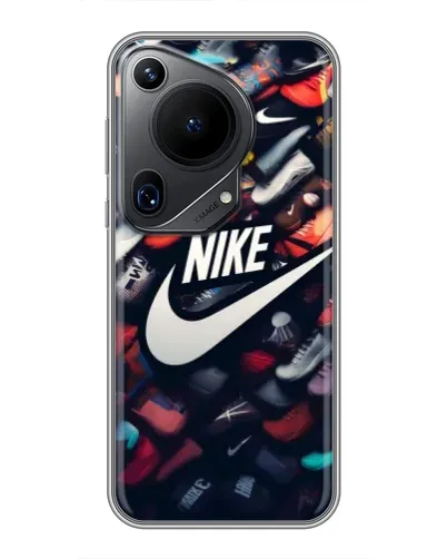 Чехол для Huawei Pura 70 Ultra с картинкой «Коллекция кроссовок Nike»
