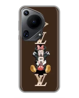 Чехол для Huawei Pura 70 Ultra с картинкой «LV и Микки Маус»