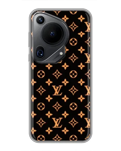 Чехол для Huawei Pura 70 Ultra с картинкой «Золотая монограмма LV» Чехол для Huawei Pura 70 Ultra с картинкой «Золотая монограмма LV»