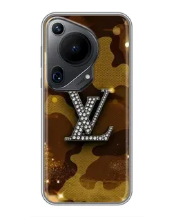 Чехол для Huawei Pura 70 Ultra с картинкой «Камуфляжный Louis Vuitton»