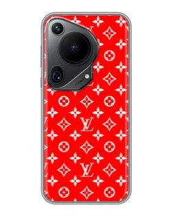 Чехол для Huawei Pura 70 Ultra с картинкой «Яркий паттерн LV»