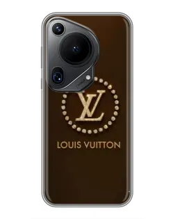 Чехол для Huawei Pura 70 Ultra с картинкой «LV — золотая печать»