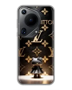 Чехол для Huawei Pura 70 Ultra с картинкой «Монограмма с фигурой»