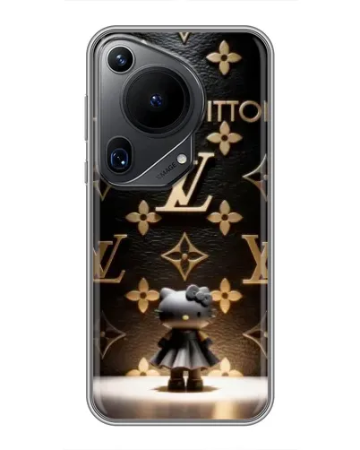 Чехол для Huawei Pura 70 Ultra с картинкой «Монограмма с фигурой» Чехол для Huawei Pura 70 Ultra с картинкой «Монограмма с фигурой»