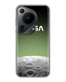 Чехол для Huawei Pura 70 Ultra с картинкой «NASA — лунный градиент» Чехол для Huawei Pura 70 Ultra с картинкой «NASA — лунный градиент»