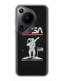 Чехол для Huawei Pura 70 Ultra с картинкой «NASA — шагаем по Луне» Чехол для Huawei Pura 70 Ultra с картинкой «NASA — шагаем по Луне»