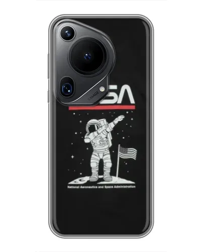 Чехол для Huawei Pura 70 Ultra с картинкой «NASA — шагаем по Луне» Чехол для Huawei Pura 70 Ultra с картинкой «NASA — шагаем по Луне»