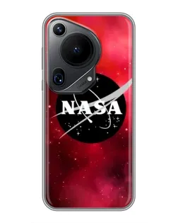 Чехол для Huawei Pura 70 Ultra с картинкой «NASA — красная туманность»