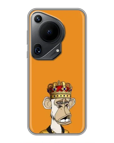 Чехол для Huawei Pura 70 Ultra с картинкой «Золотая обезьяна Bored Ape» Чехол для Huawei Pura 70 Ultra с картинкой «Золотая обезьяна Bored Ape»