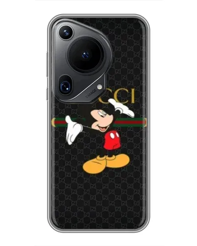 Чехол для Huawei Pura 70 Ultra с картинкой «Микки Маус Gucci»