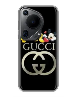 Чехол для Huawei Pura 70 Ultra с картинкой «Gucci — герои Disney»