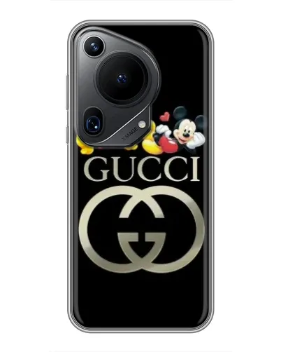 Чехол для Huawei Pura 70 Ultra с картинкой «Gucci — герои Disney»