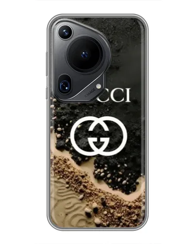 Чехол для Huawei Pura 70 Ultra с картинкой «Gucci — песчаные дюны»