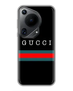 Чехол для Huawei Pura 70 Ultra с картинкой «Gucci — красный пояс»