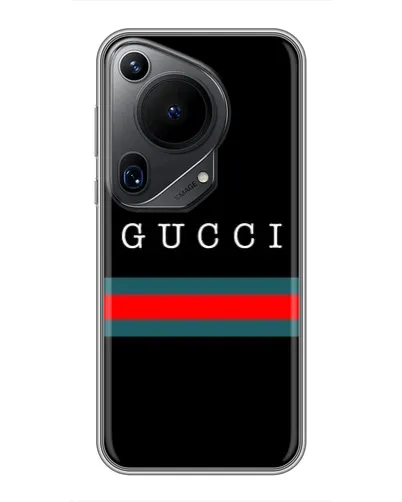 Чехол для Huawei Pura 70 Ultra с картинкой «Gucci — красный пояс»