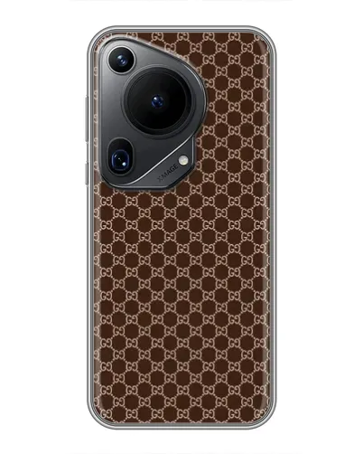 Чехол для Huawei Pura 70 Ultra с картинкой «Gucci — шоколадная сетка» Чехол для Huawei Pura 70 Ultra с картинкой «Gucci — шоколадная сетка»
