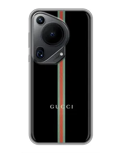 Чехол для Huawei Pura 70 Ultra с картинкой «Gucci — строгая линия»