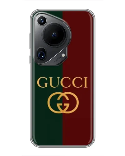 Чехол для Huawei Pura 70 Ultra с картинкой «Gucci — темно-зеленый градиент» Чехол для Huawei Pura 70 Ultra с картинкой «Gucci — темно-зеленый градиент»