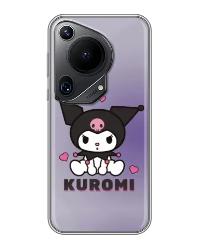 Чехол для Huawei Pura 70 Ultra с картинкой «Kuromi — фиолетовый арт» Чехол для Huawei Pura 70 Ultra с картинкой «Kuromi — фиолетовый арт»