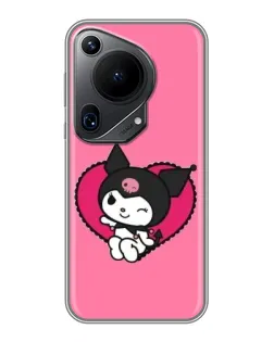 Чехол для Huawei Pura 70 Ultra с картинкой «Kuromi — любовь в сердце» Чехол для Huawei Pura 70 Ultra с картинкой «Kuromi — любовь в сердце»