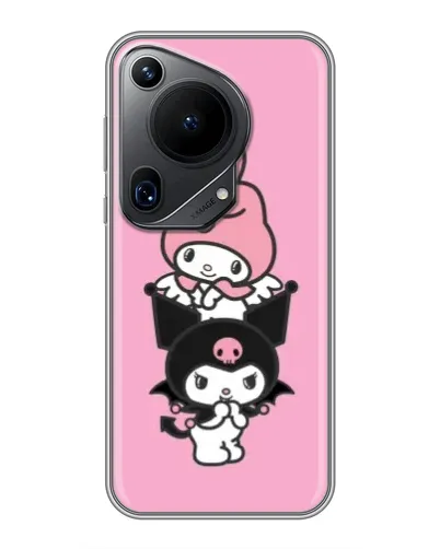 Чехол для Huawei Pura 70 Ultra с картинкой «My Melody и Kuromi» Чехол для Huawei Pura 70 Ultra с картинкой «My Melody и Kuromi»