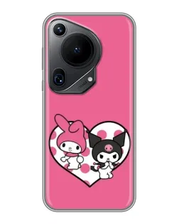 Чехол для Huawei Pura 70 Ultra с картинкой «Kuromi и My Melody» Чехол для Huawei Pura 70 Ultra с картинкой «Kuromi и My Melody»