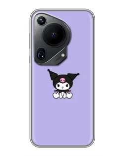 Чехол для Huawei Pura 70 Ultra с картинкой «Kuromi — фиолетовый минимализм» Чехол для Huawei Pura 70 Ultra с картинкой «Kuromi — фиолетовый минимализм»